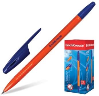 Ручка шар. R-301 ЕК 43194 (оранж, жёлт корп) син 50 шт (200) 