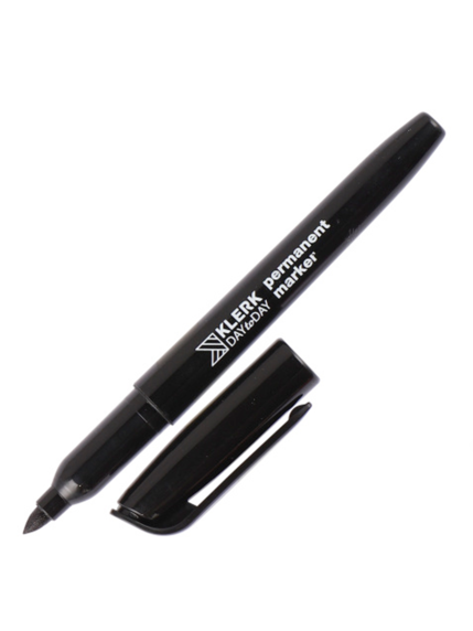 Маркер перманентный пулевидный 3мм KLERK DAY to DAY 211881 черный