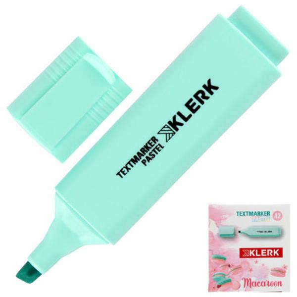 Текстовыделитель 1-5 мм KLERK Pastel 209072 бирюзовый