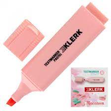 Текстовыделитель 1-5 мм KLERK Pastel 214087 роз
