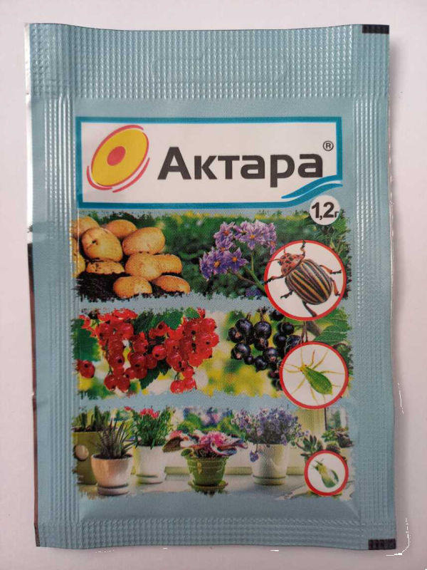 Актара 1,2гр. (защита от колорад. жука, тли, белокрылки) тиаметоксам Ваше Хозяйство