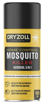 Аэрозоль от комаров DRYZOLL 100 мл 