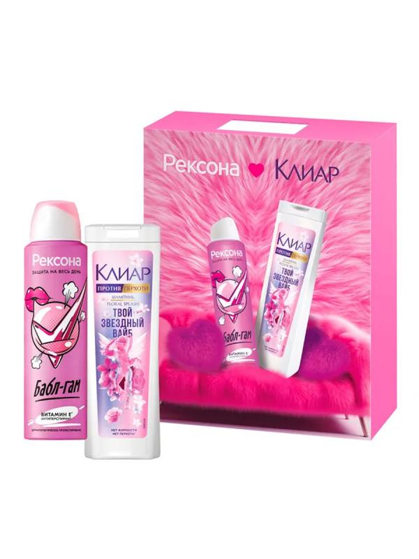 ПН Клеар Шампунь 200мл+Рексона 150мл Бабл Гам /6шт/