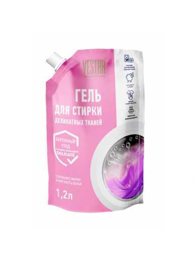 Гель д/стирки ВЕСТАР ДП д/деликатных тканей 1200мл
