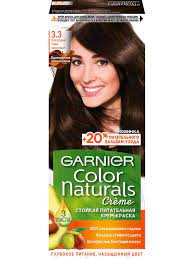 Гарньер колор нейчералс 3.3 Благородный (Золотистый) Тёмно Каштановый