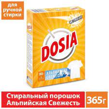 Порошок д/стирки ДОСЯ 365 г (ручной) альпийская свежесть 