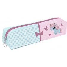Пенал силикон 1 отделение прямоугольный 20*5*4 Pretty Unicorn КОКОС 210362