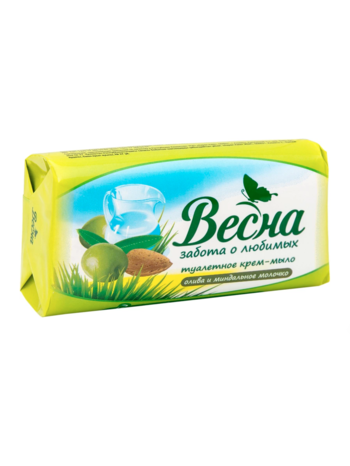 ВЕСНА Мыло 90г. Олива и минд. молочко (72)