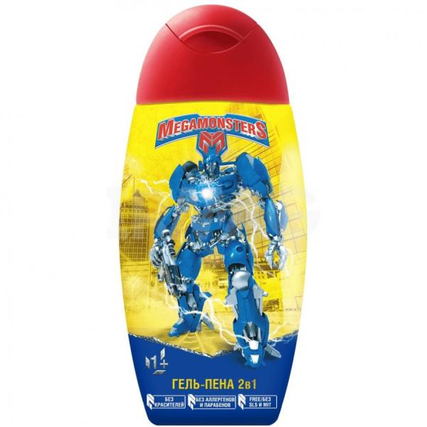 Мегамонстры Гель-пена детская 2в1 300 мл