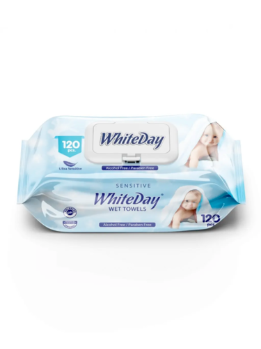 Влажные салфетки White Day Сенсетив 120шт