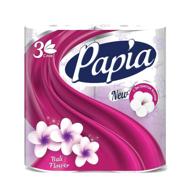 Папия Туал бум 3х-сл. Балийский цветок 4шт
