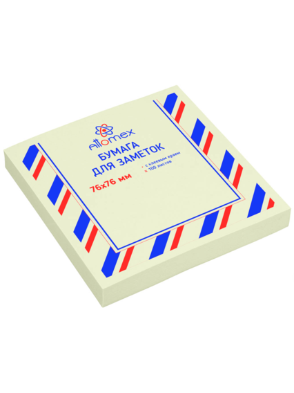 Бумага д/заметок 75*75 100л 