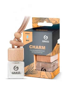 Ароматизатор ГРАСС жидкий подвесн Charm AC-0194
