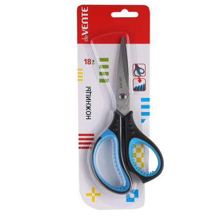 Ножницы 180мм deVENTE Gills 4091312 резиновые вставки европодвес