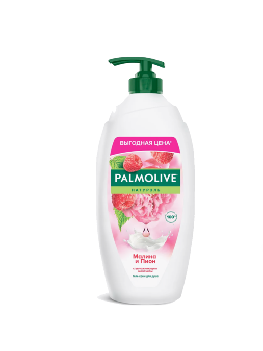Гель д/душа Палмолив 750 мл Натурель Малина и Пион