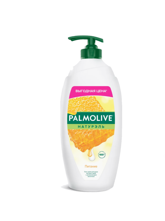 Палмолив Гель д/душа 750мл Натурель Мед и увлажняющее молочко