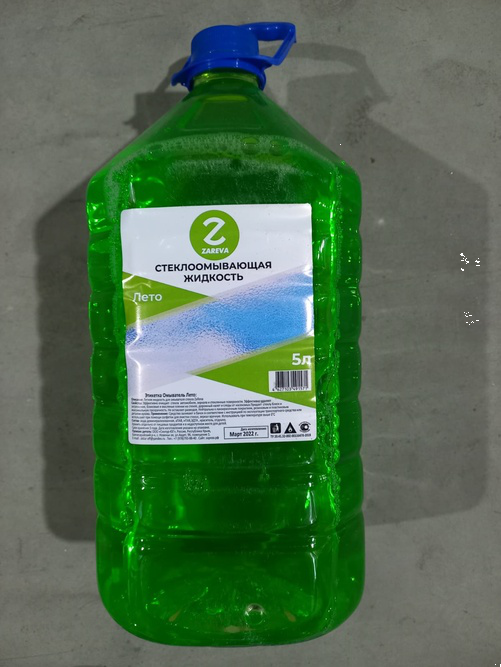 Омыватель д/стекла ZaReva 5л ЗЕЛЁНЫЙ 