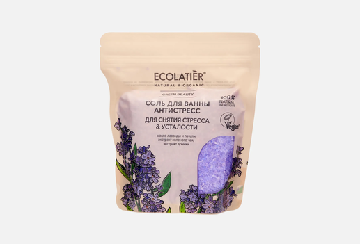 Соль для ванны Ecolatier GREEN Антистресс, 600 г