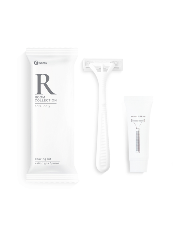 РООМ Набор бритвенный ГРАСС (флоу-пак) 