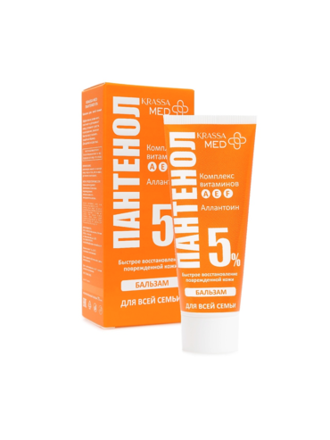 Бальзам KRASSA MED ПАНТЕНОЛ 5% для всей семьи, 75мл