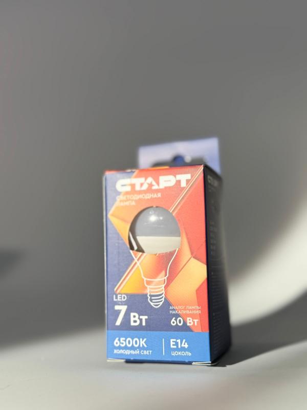 Лампа LED СТАРТ WS Sphere 7 Вт, E14 6500К 