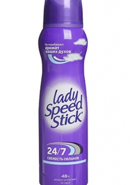 ЛЕДИ СПИД СТИК Дез спрей 150мл Свежесть облаков