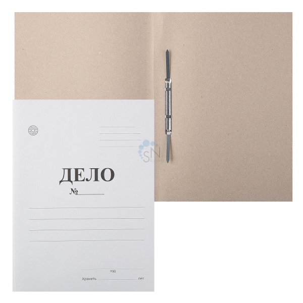 Скоросшиватель-папка А4 Дело 280г/м DOLCE COSTO D00503/503 немелованный белый пробитый