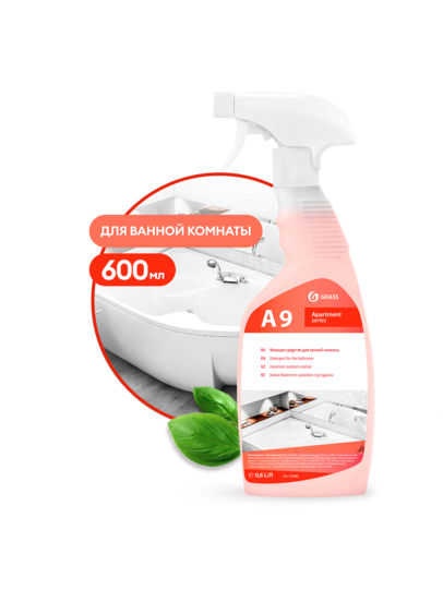 А9 Моющ ср-во Apartment Series д/ванной комнаты с тригером 600 мл