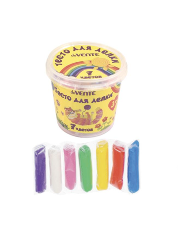 Тесто д/лепки 7 цветов по 30гр deVENT
