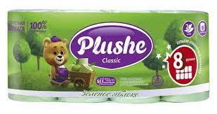 Плюше Туал бум Классик 8 рул 2сл Яблоко