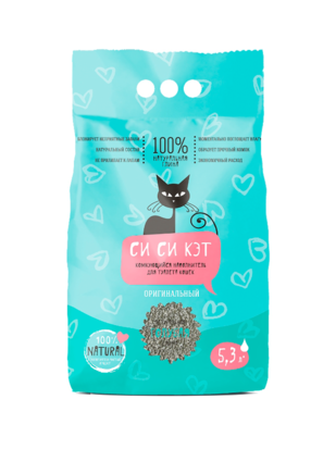 Наполнитель СиСиКэт комкующийся 5,3 л