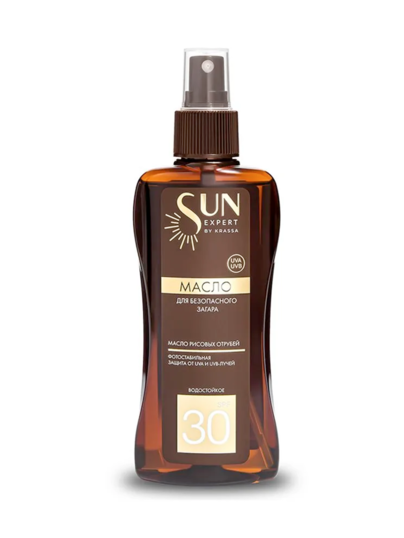 Масло SUN EXPERT для безопасного загара SPF 30, 180 мл