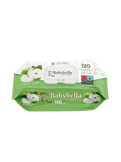Влаж салф Babybella Яблоко 120шт/12уп