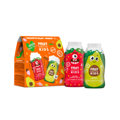 ПН ФРУТОМОНСТРЫ (Шампунь-гель Лесные ягоды 250мл + Гель-пена Авокадо 250мл)