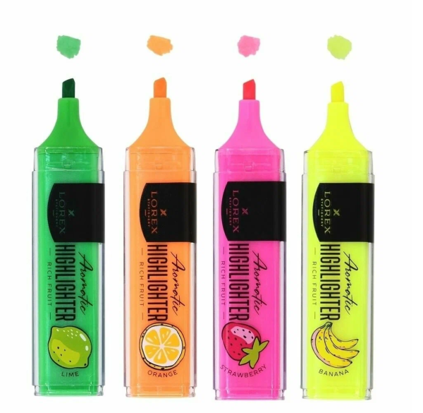 Текстовыделитель 1-3,5мм LOREX Aromatic Rich fruit Neon LXTMA-RFP розовый