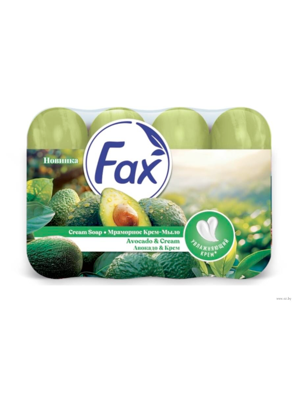Факс мыло 4 шт х 70 г авокадо-крем 