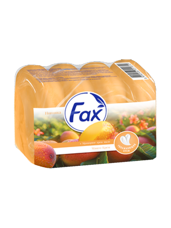 Факс мыло 4 шт х 70 г манго-крем