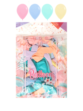 Шар воздушный 30см Macaroon Pastel КОКОС 202520 ассорти (уп 100шт)