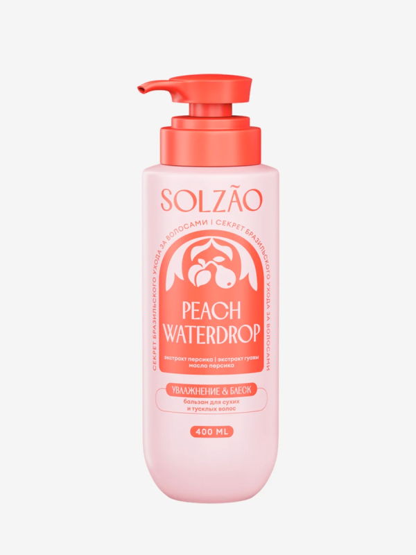 Солзао бальзам д/волос 400 мл Увлажнение и блеск 