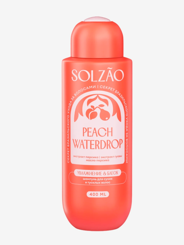 Солзао шампунь д/волос 400 мл увлажнение и блеск 