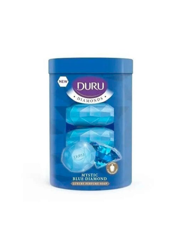 ДУРУ DIAMONDS Стакан Туал мыло Сапфир 90гр /16шт/ Синий
