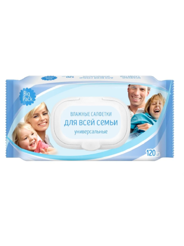 Влаж. салф БРЕНД ФРИ д/всей семьи универсальные 120шт.
