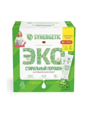 Синергетик Порошок д/стирки 100шт стик