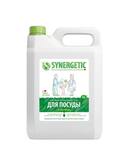Синергетик Ср-во д/мытья пос 5л Алоэ