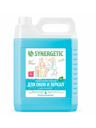 Синергетик Ср-во д/стёкол 5 л Океанский бриз