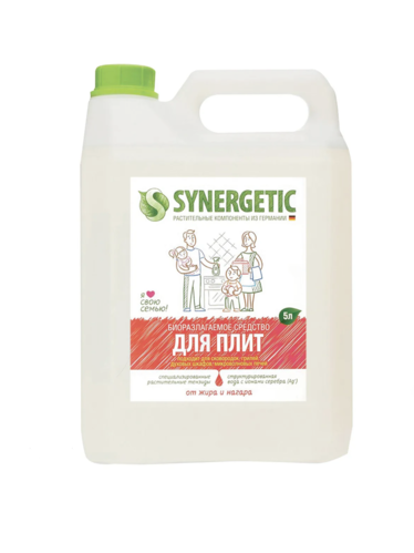 Синергетик Ср-во д/чистки кух плит 5л
