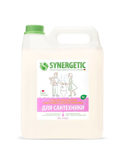 Синергетик Ср-во д/чистки сантехники 5л