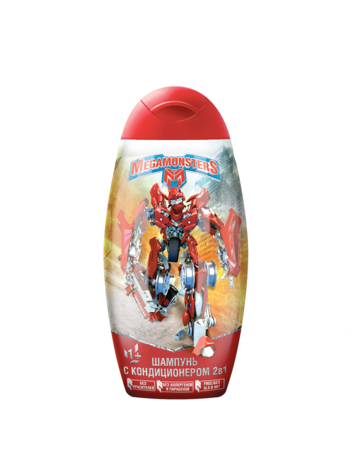 Мегамонстры Шампунь детский с кондиционером 2в1 300 мл