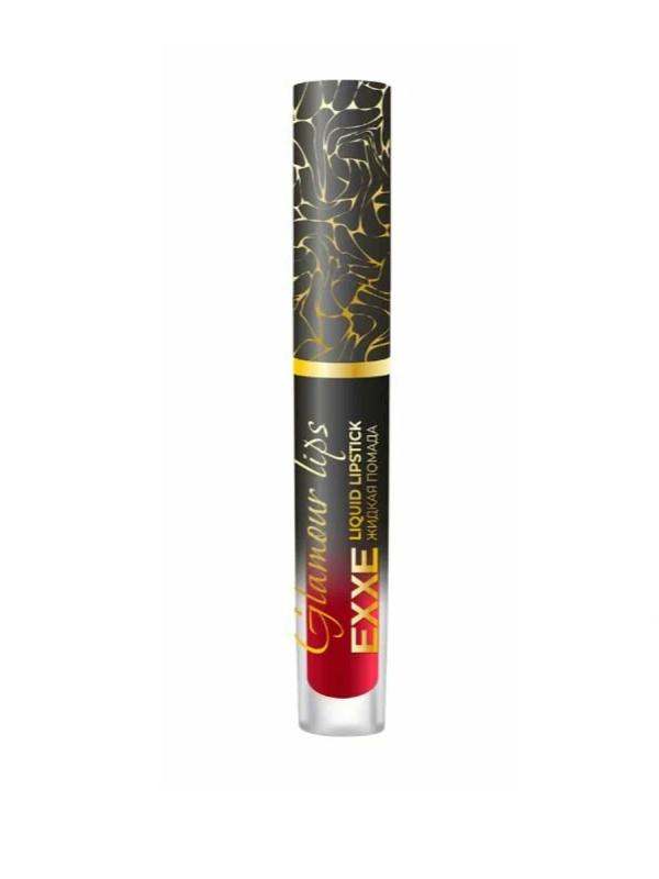EXXE Жидкая губная помада Glamour lips 03 «Роскошный красный» (3 мл)