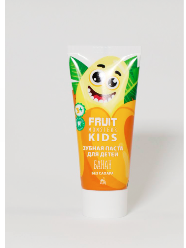 Мегамонстры Зубная паста детская Банан 60г